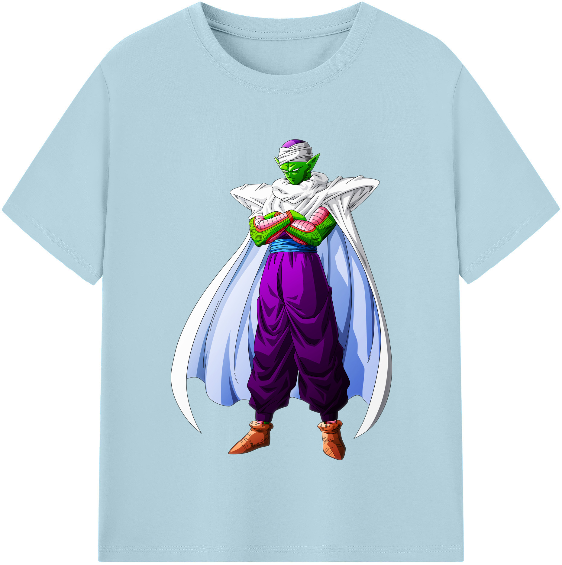 （画像用） ドラゴンボール ピッコロ DRAGON BALL Piccolo 綿100％半袖Tシャツ（フロントプリント）
